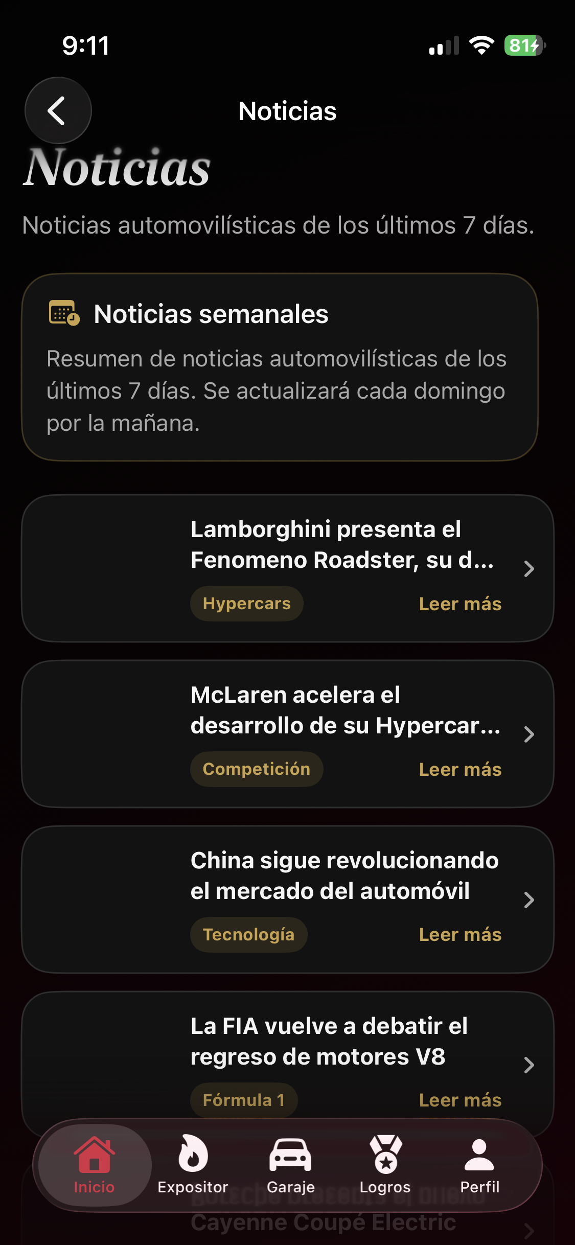 Noticias semanales de automoción en CarForge
